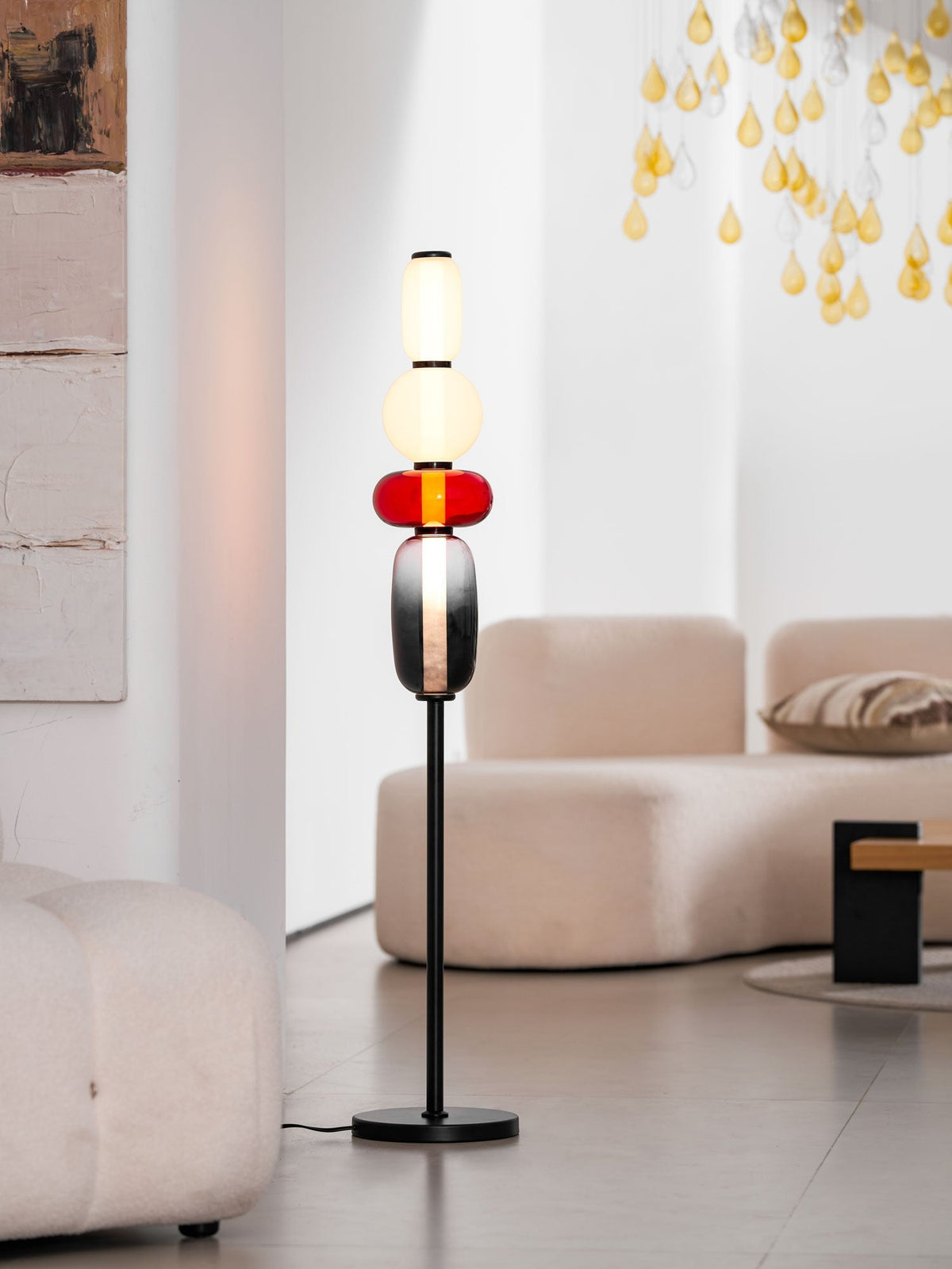 Wayel Glass Floor Lamp