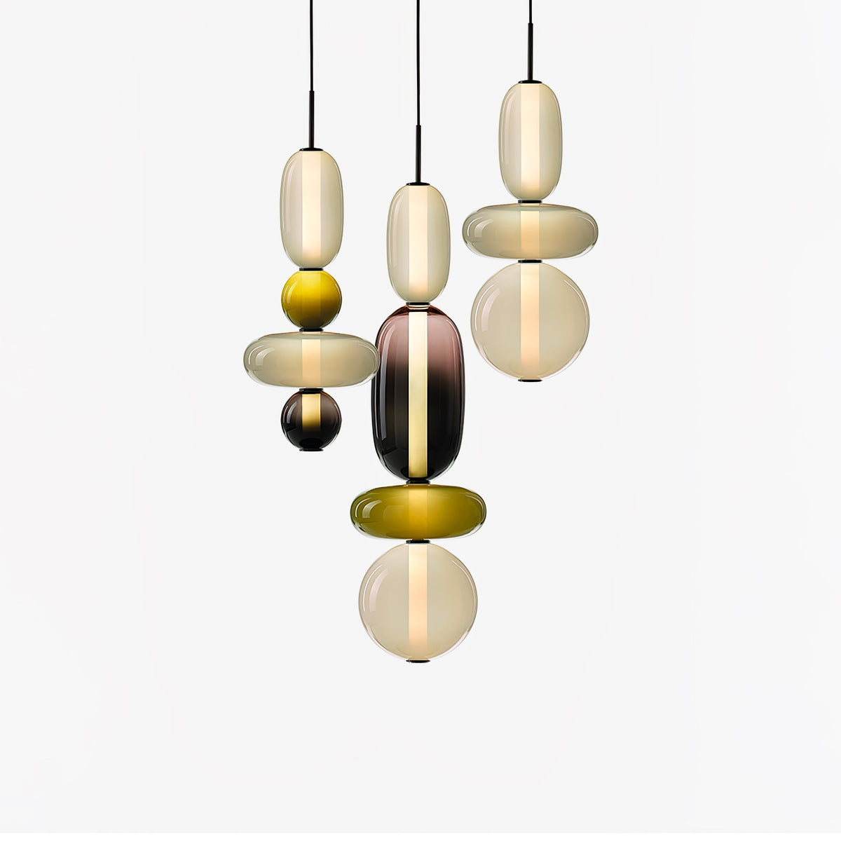 Daelen Glass Acrylic Artistic Pendant Light