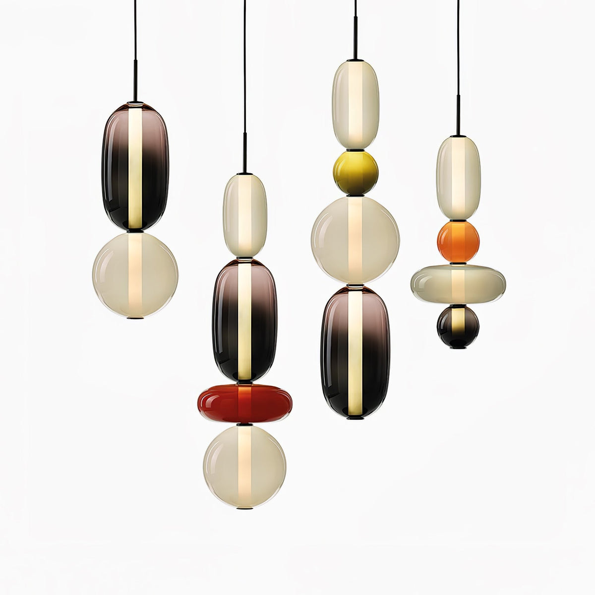 Lioraena Candied Glass Cluster Pendant Light