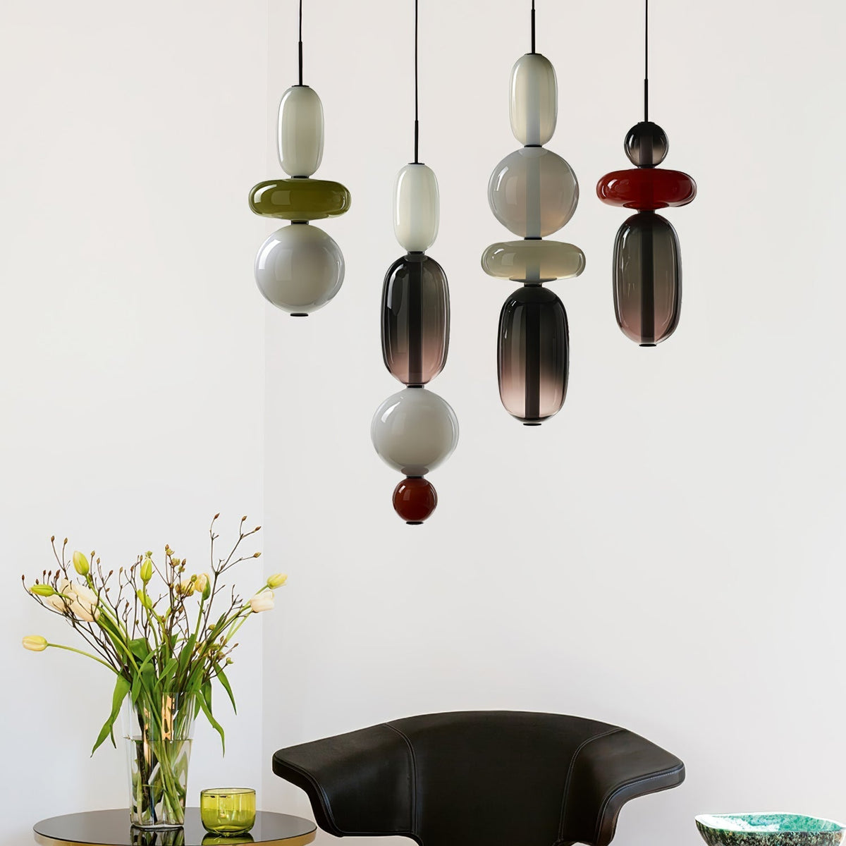 Daelen Glass Acrylic Artistic Pendant Light