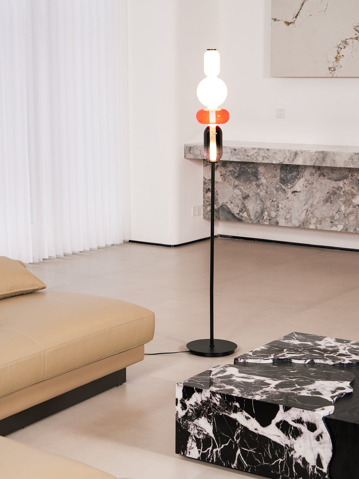 Wayel Glass Floor Lamp