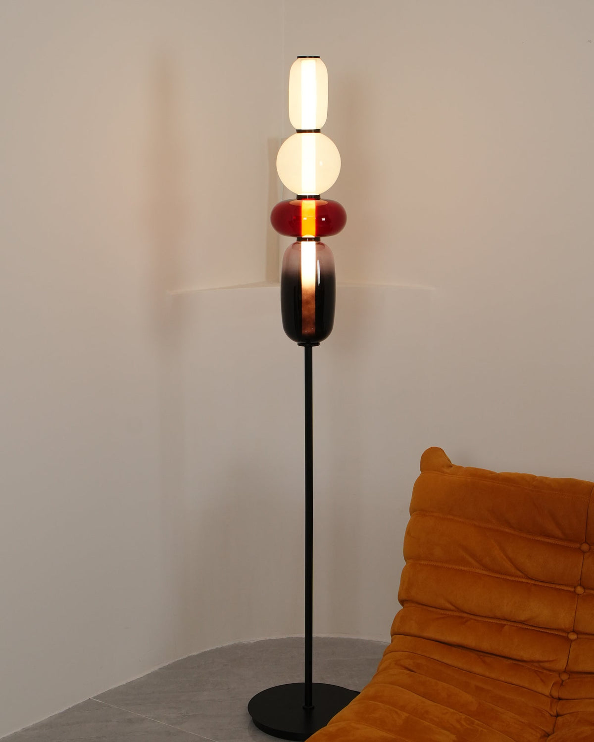 Wayel Glass Floor Lamp