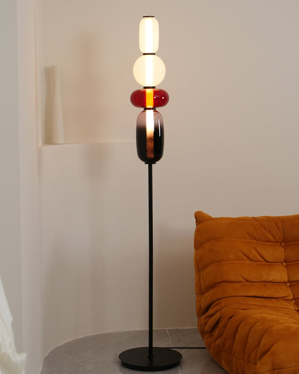 Wayel Glass Floor Lamp