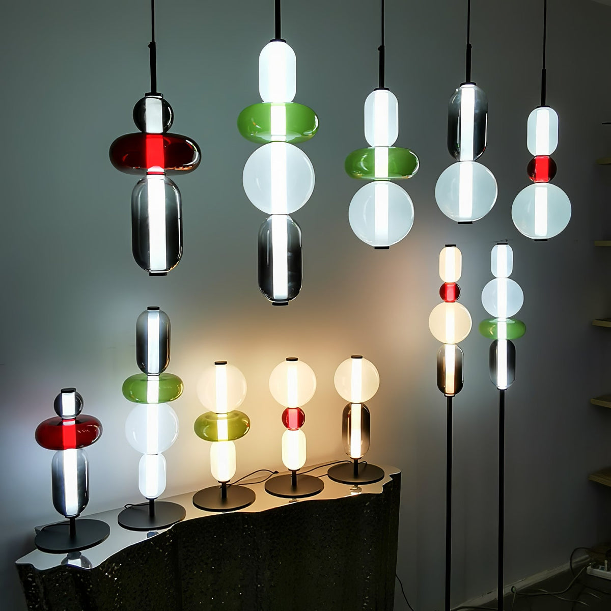 Wayel Glass Floor Lamp