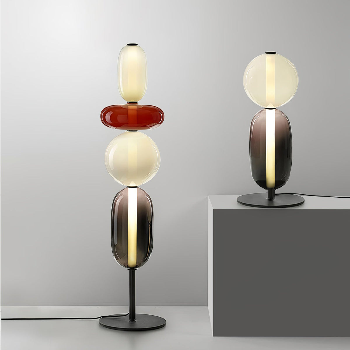 Wayel Glass Floor Lamp