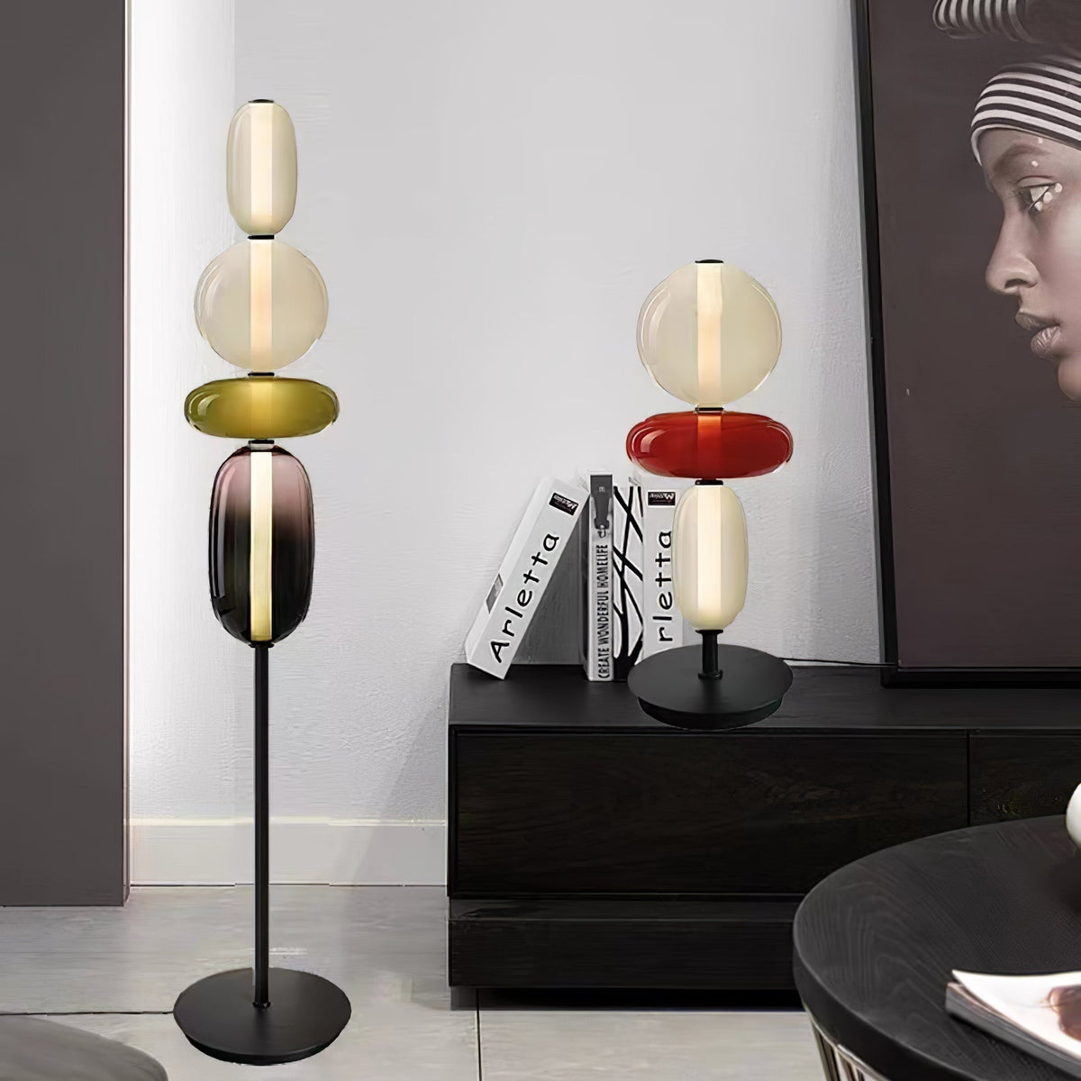 Wayel Glass Floor Lamp