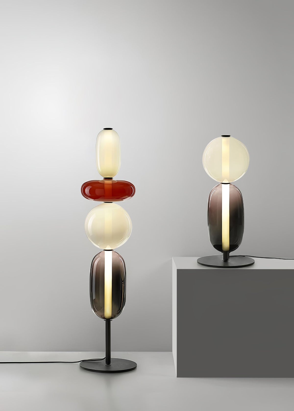 Wayel Glass Floor Lamp