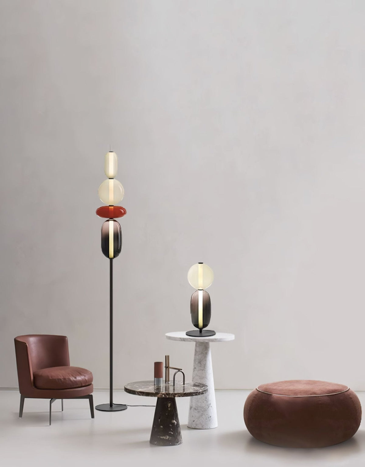 Wayel Glass Floor Lamp