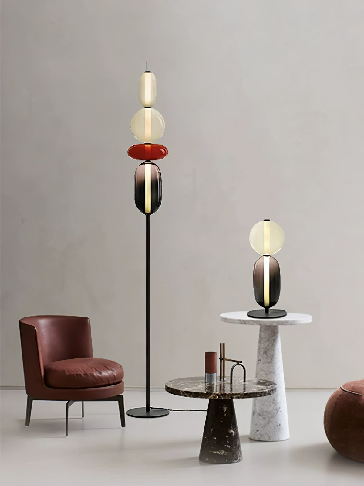 Wayel Glass Floor Lamp