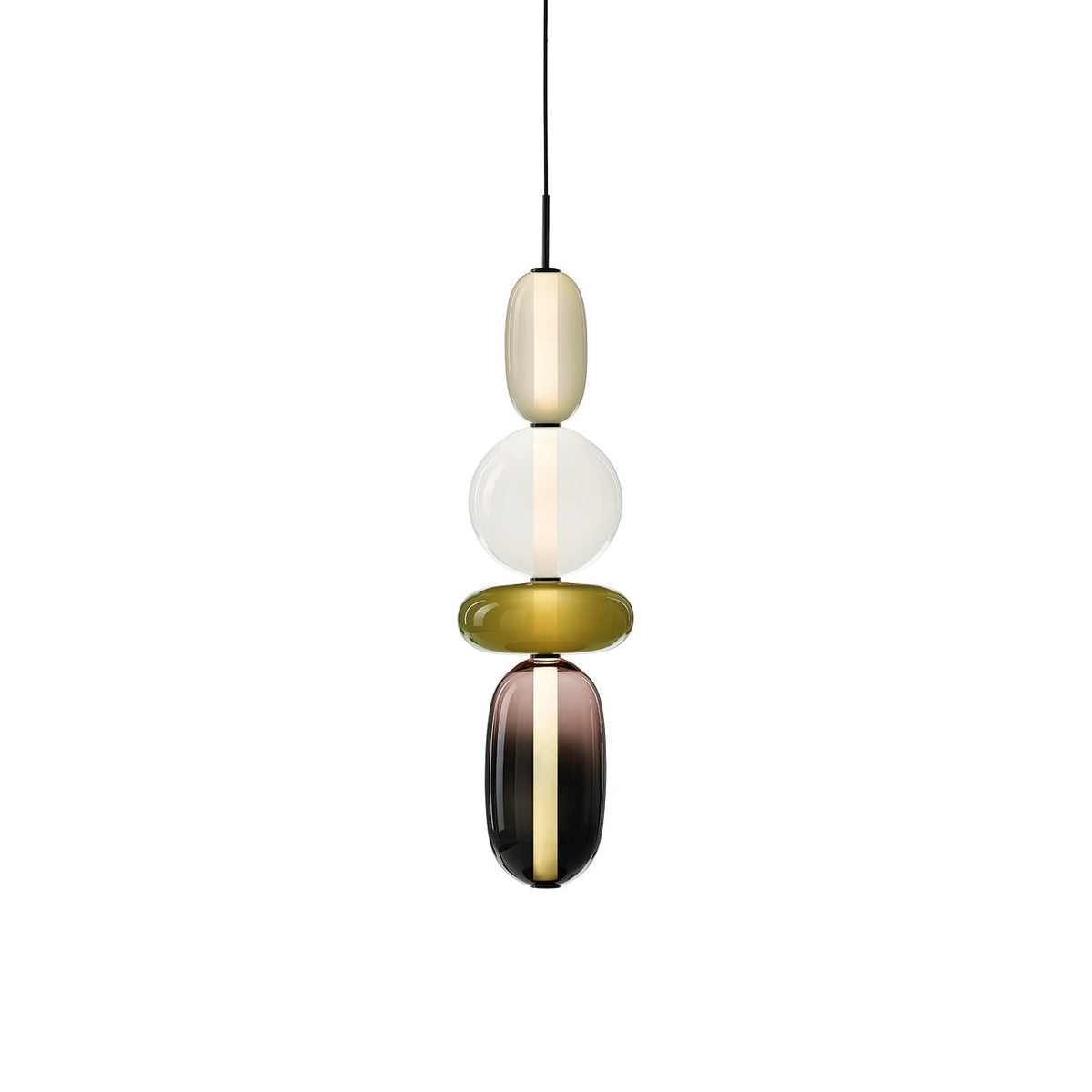 Zodore Premium Art Stained Glass Pendant Lamp