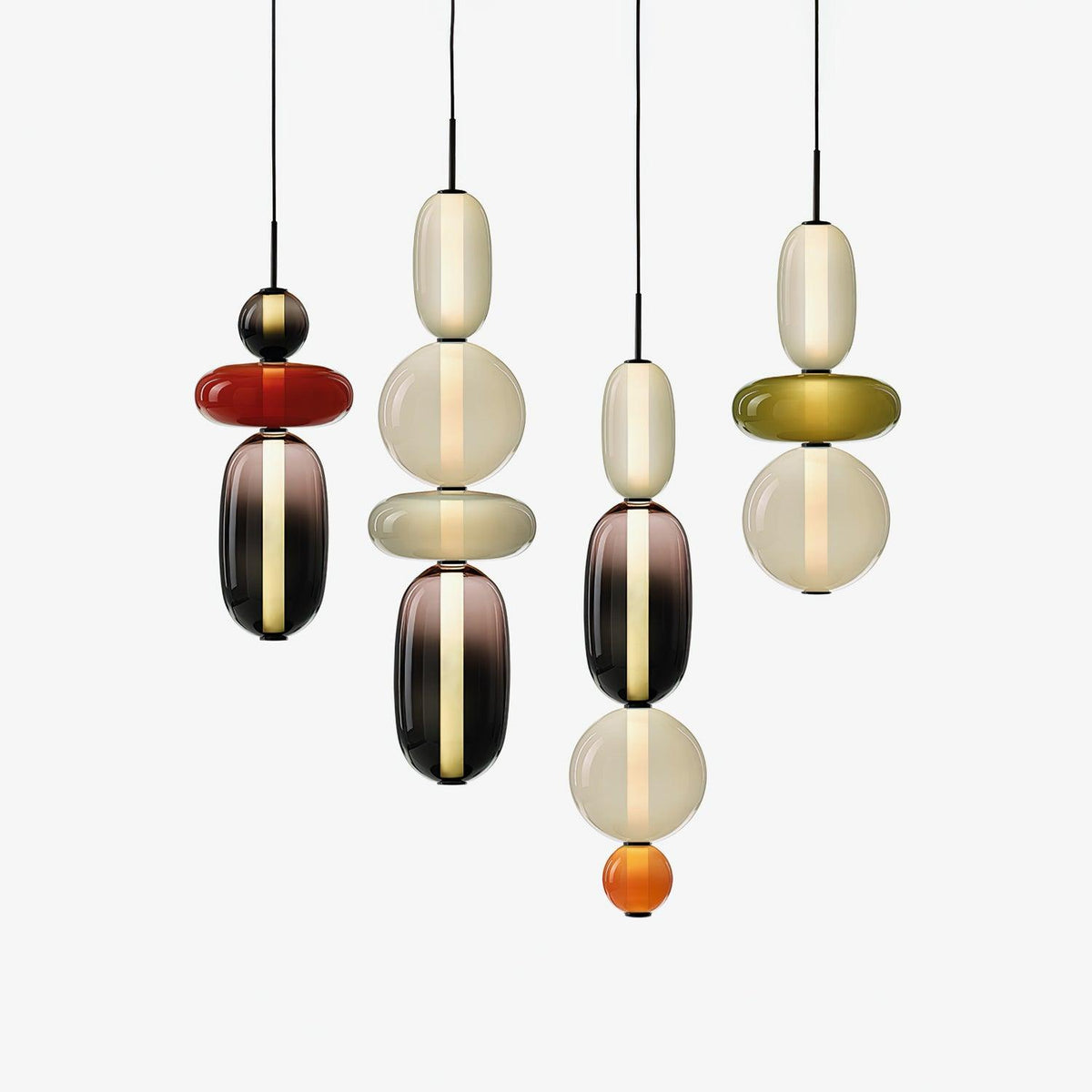 Daelen Glass Acrylic Artistic Pendant Light