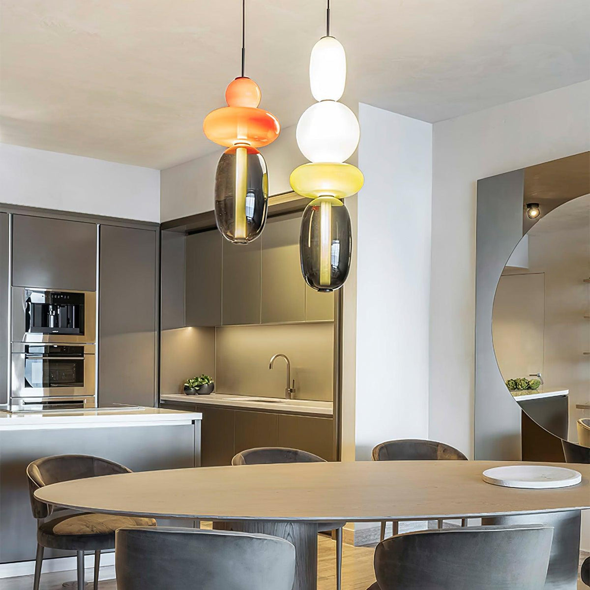 Daelen Glass Acrylic Artistic Pendant Light