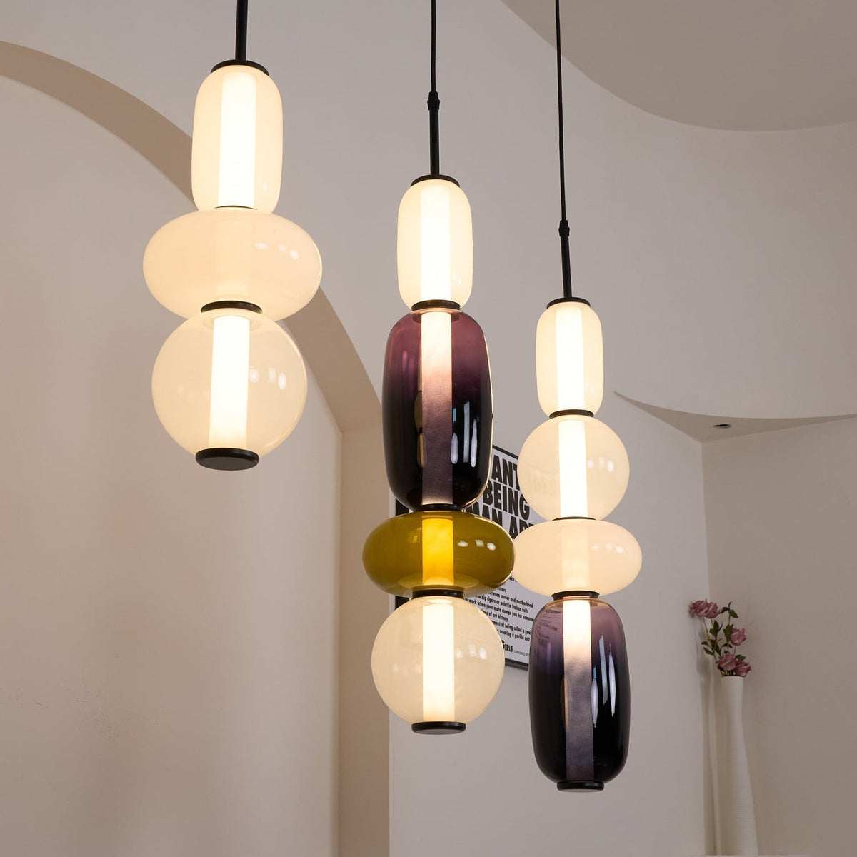 Eiriniella Candied Glass Pendant Light