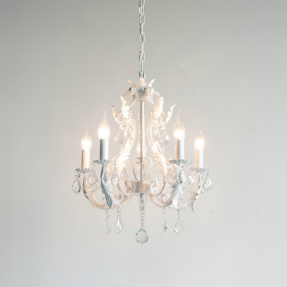 Yuna Pendant Lamp Candle Holder Crystal Beads