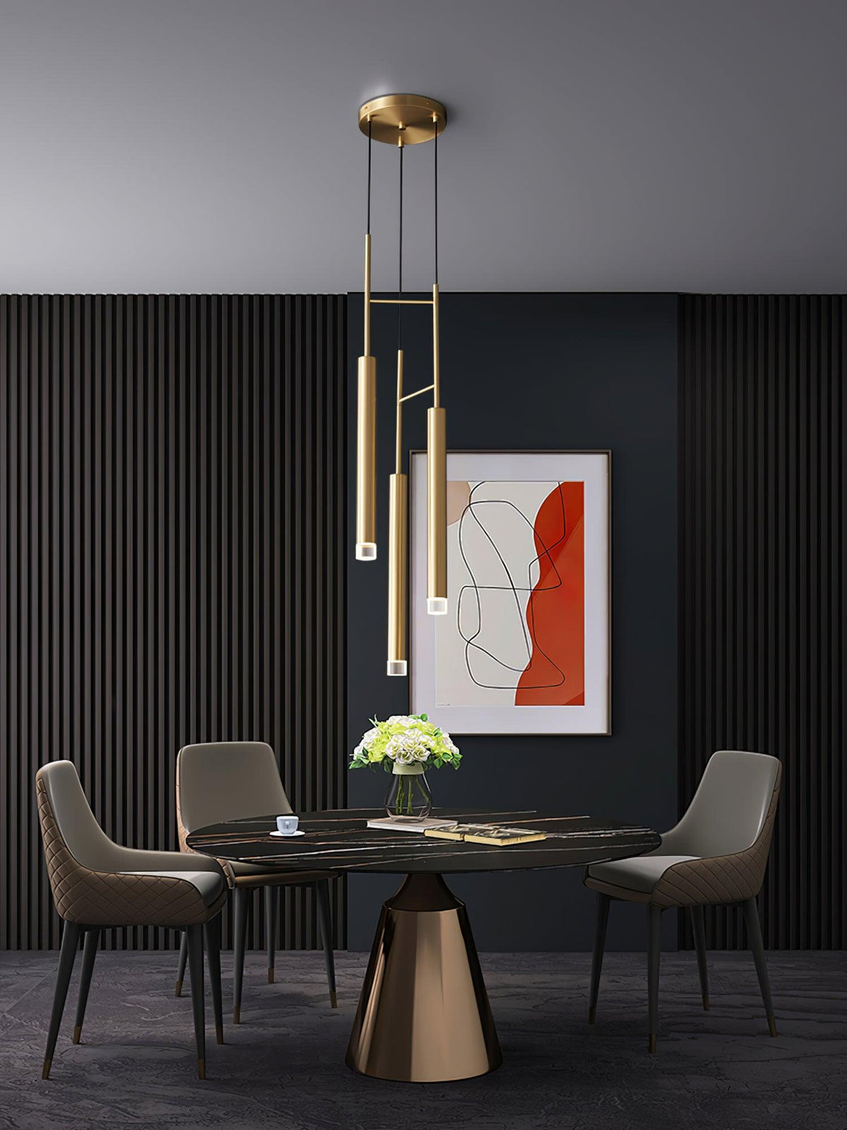 Trium Modern Candles Pendant Lamp