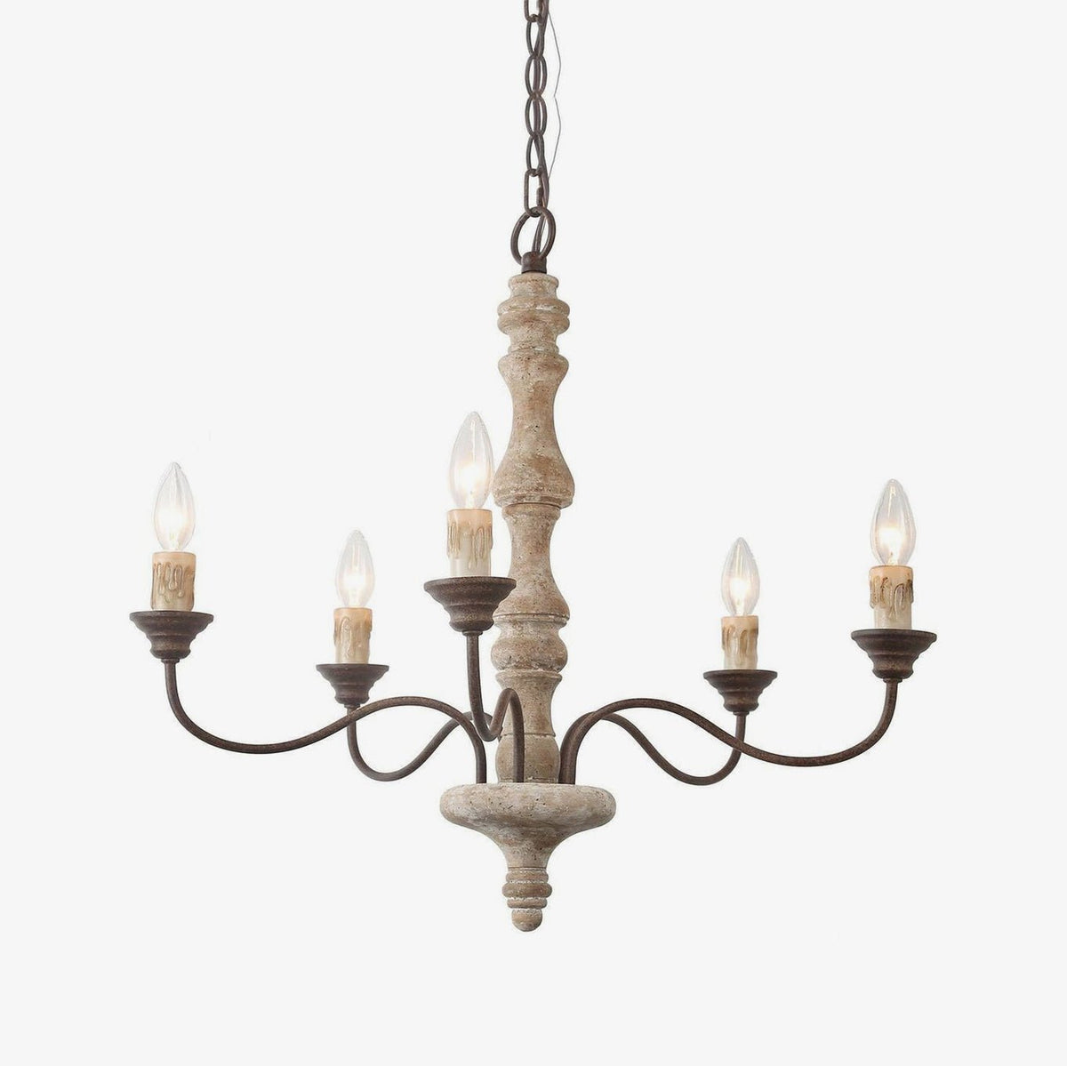 Lumeliel Chandelier Candlestick Farmhouse Rustic