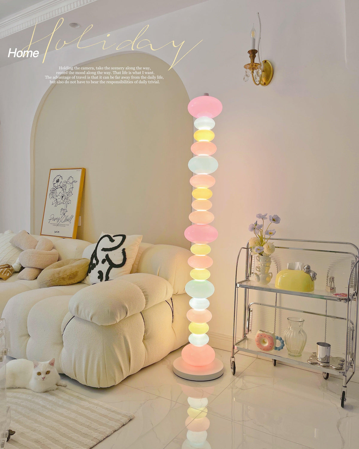 Avelare Marble Atristic Floor Lamp