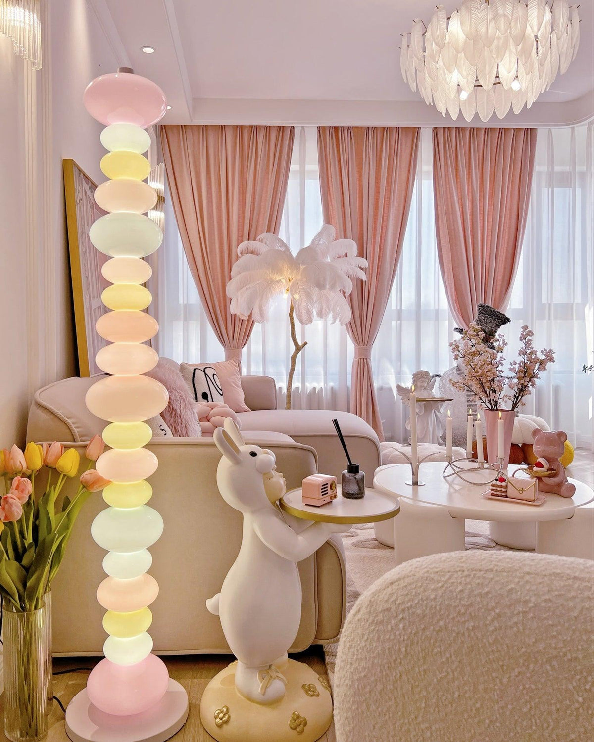 Avelare Marble Atristic Floor Lamp