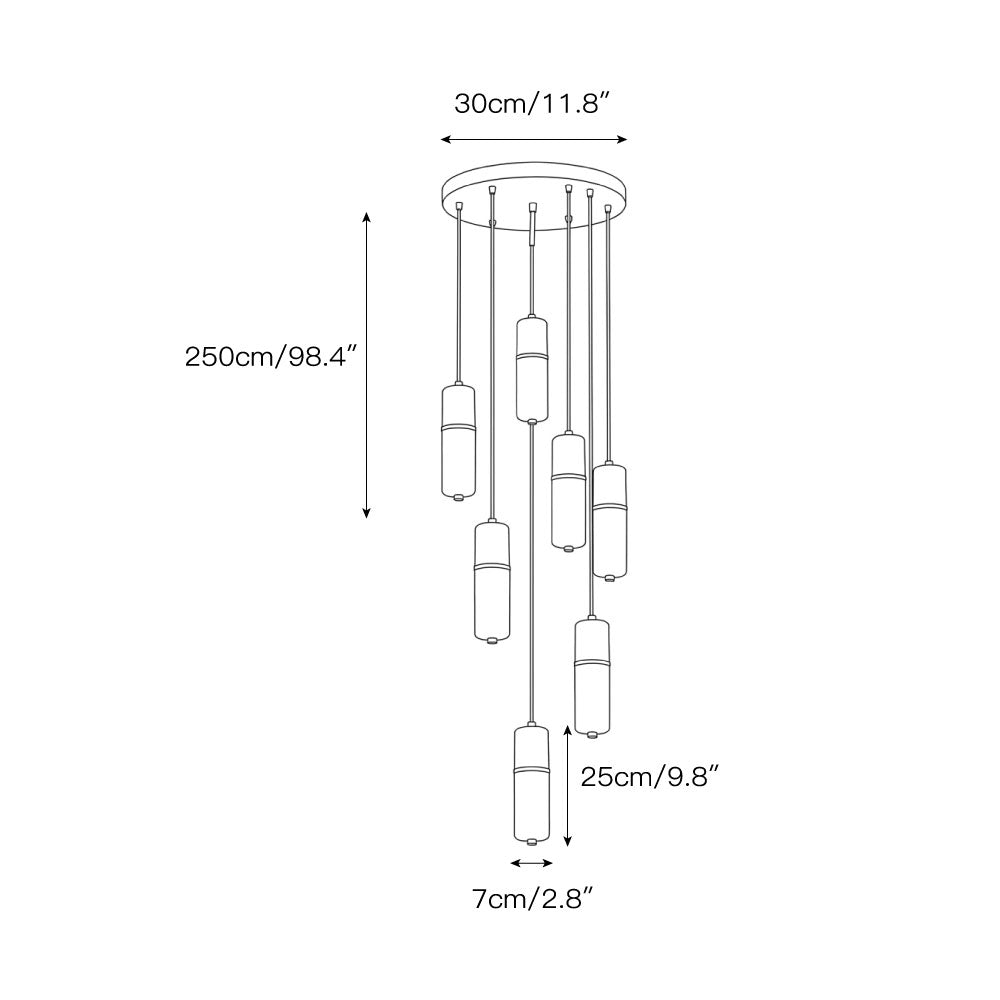 Ebmio Alabaster Chandelier