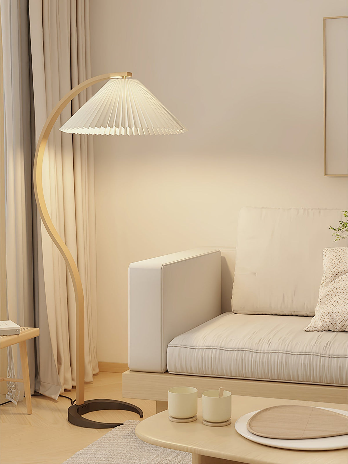 Viaro Wood Floor Lamp