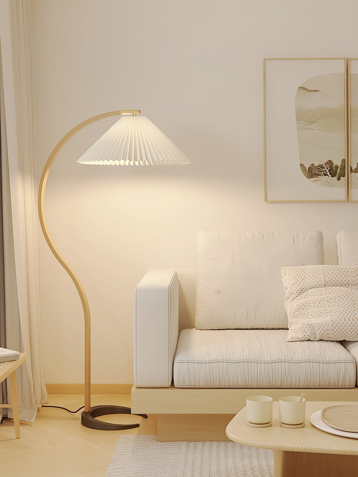 Viaro Wood Floor Lamp