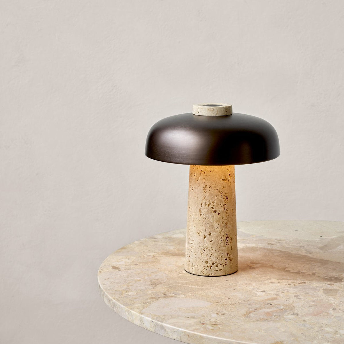 Oakley Travertine Table Lamp