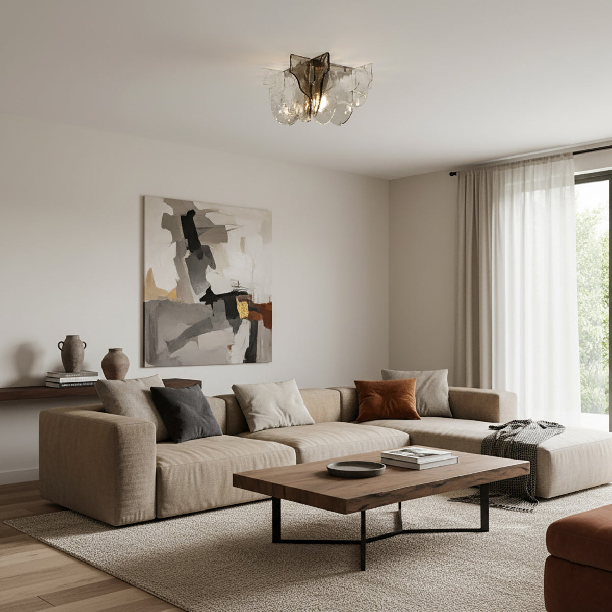 Northwick Murano Glass Flush Mount