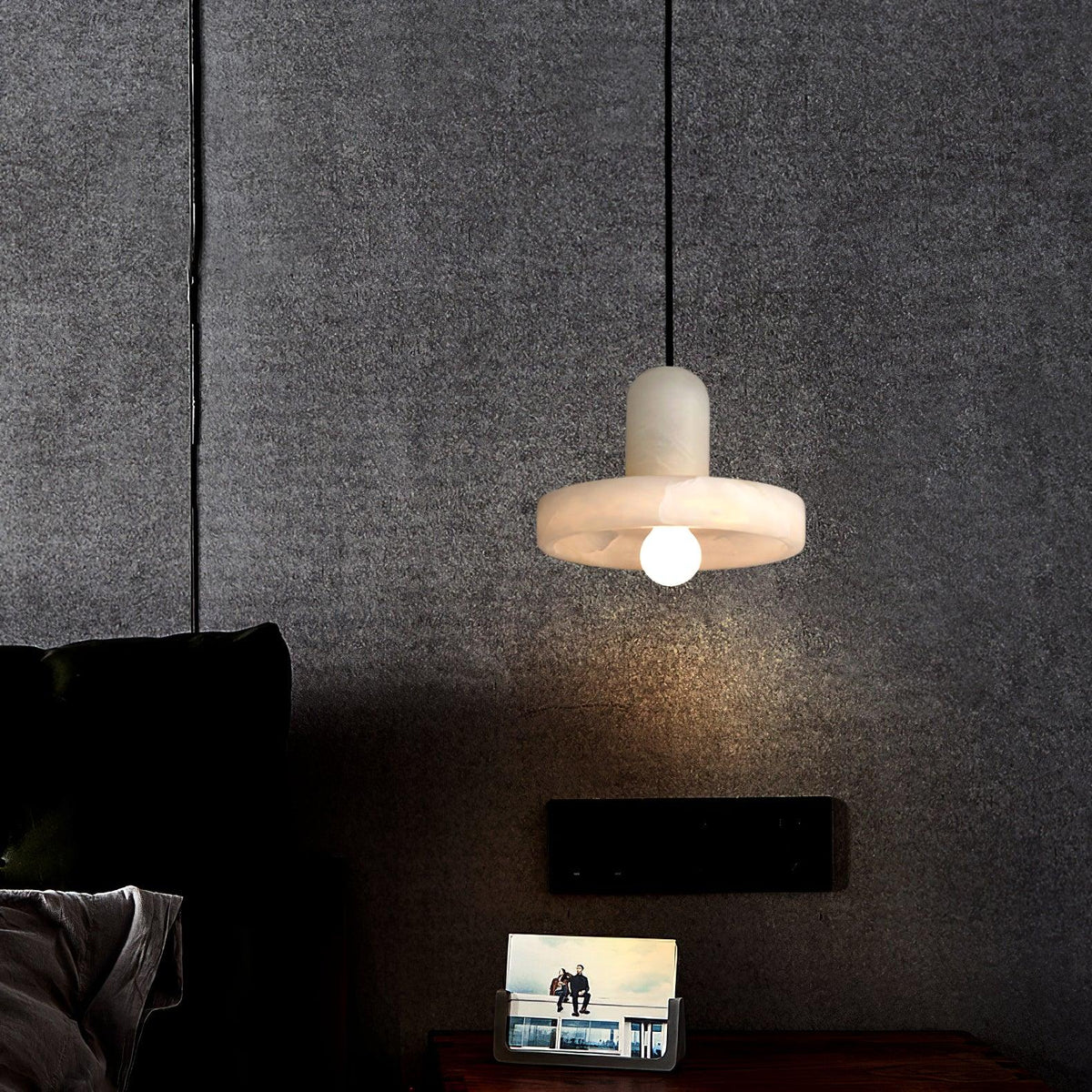 Eirven Stacked Alabaster Pendant Light