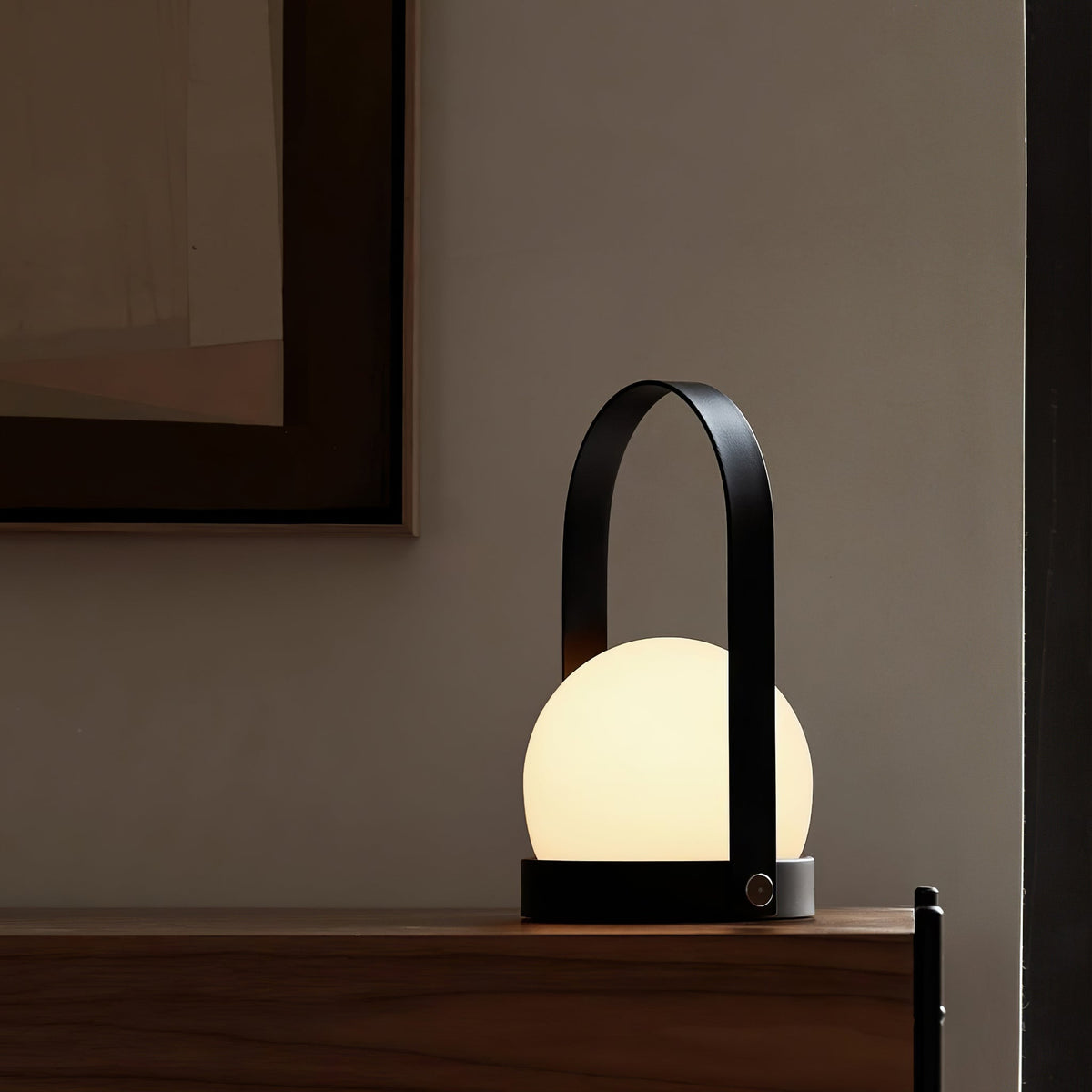 Zenon Glass Minimalist Table Lamp