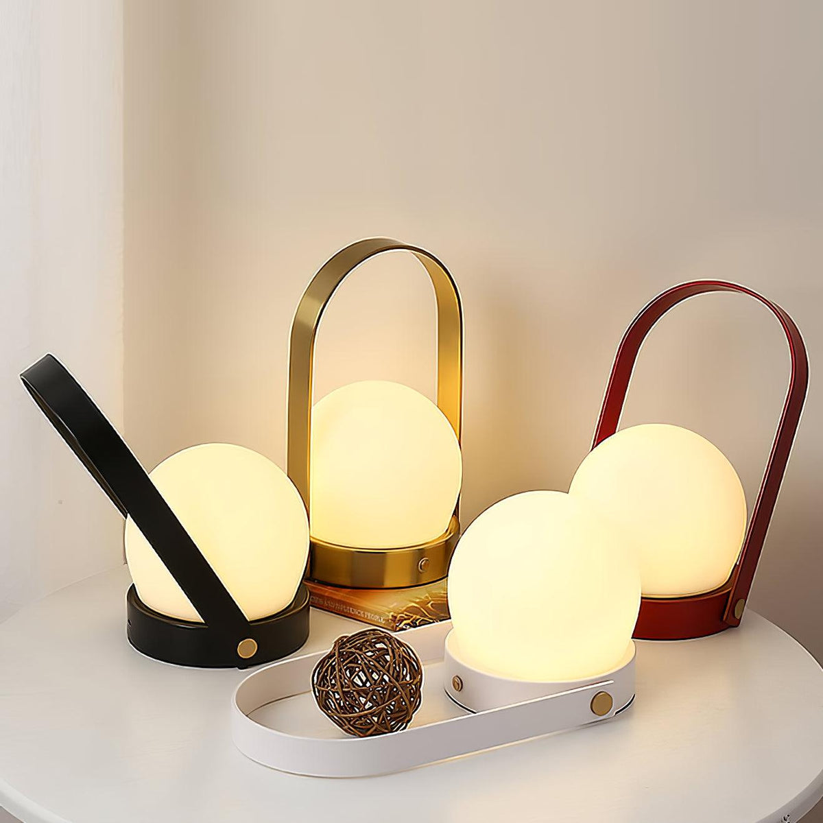 Zenon Glass Minimalist Table Lamp