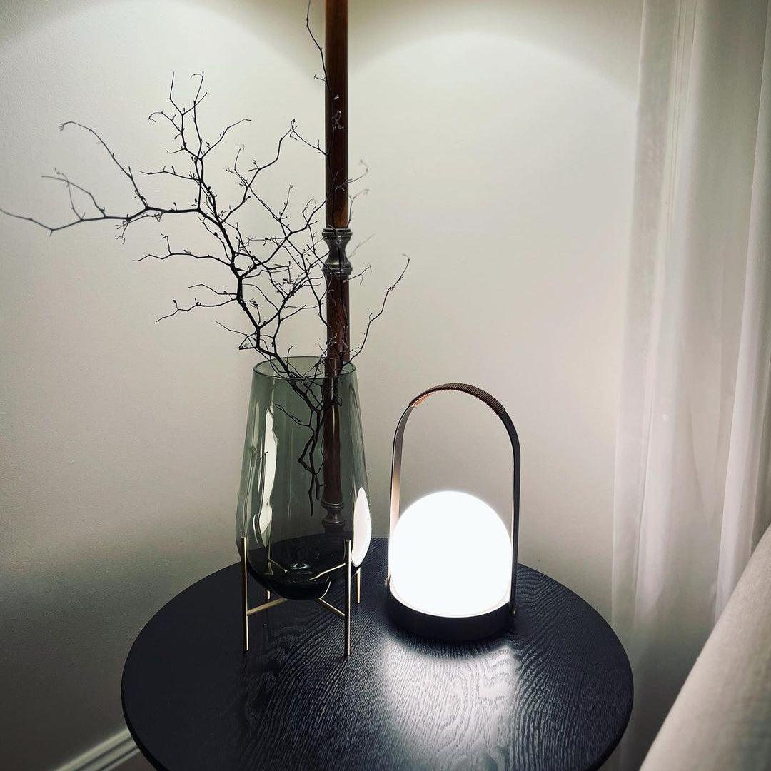 Zenon Glass Minimalist Table Lamp