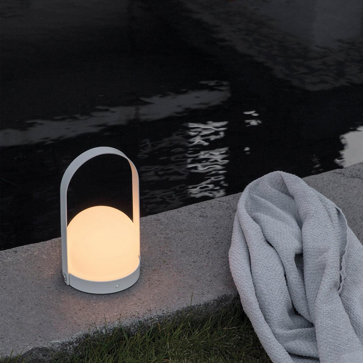 Zenon Glass Minimalist Table Lamp