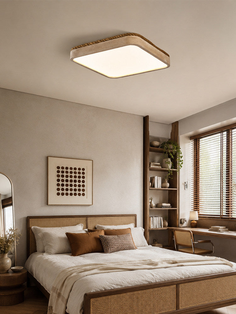Ivermont Travertine Flush Mount Light