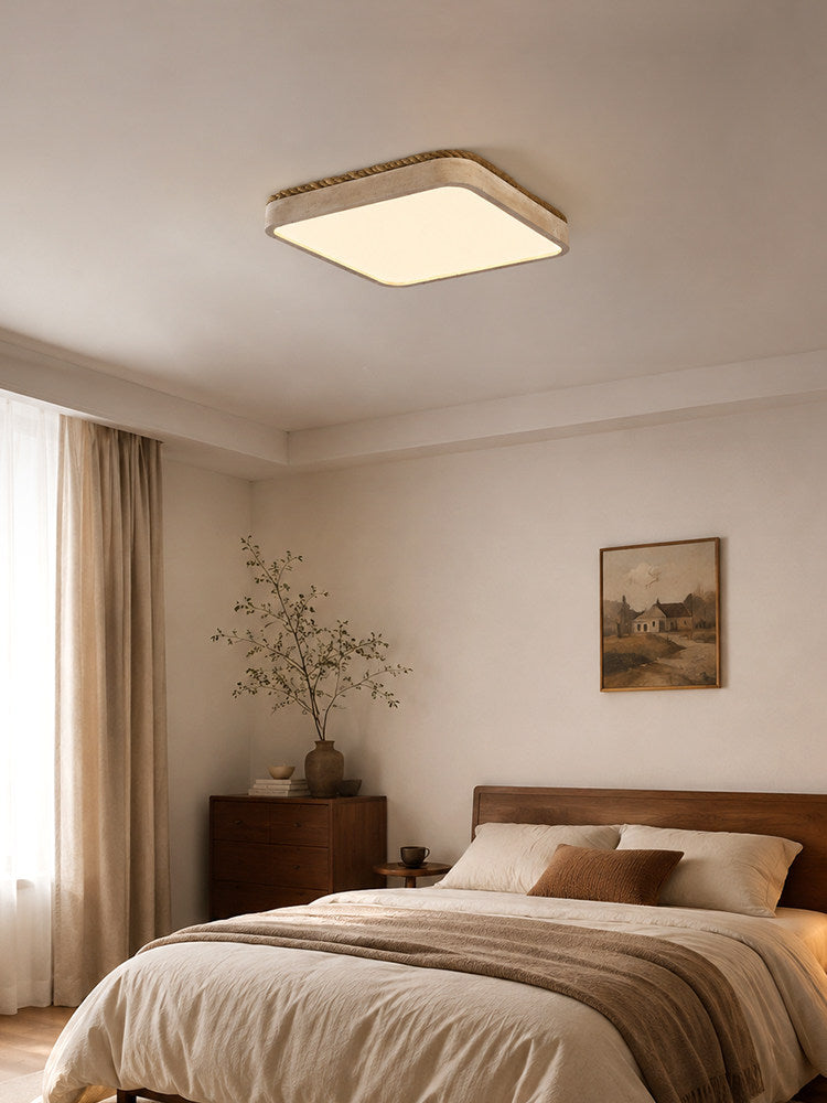 Ivermont Travertine Flush Mount Light