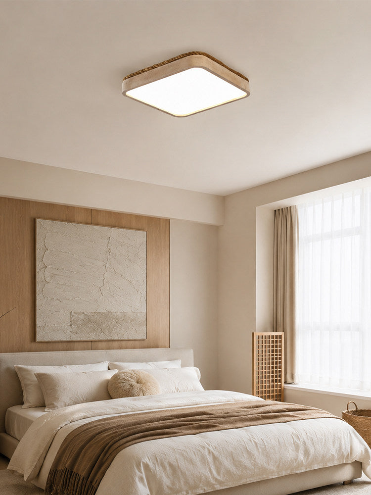 Ivermont Travertine Flush Mount Light