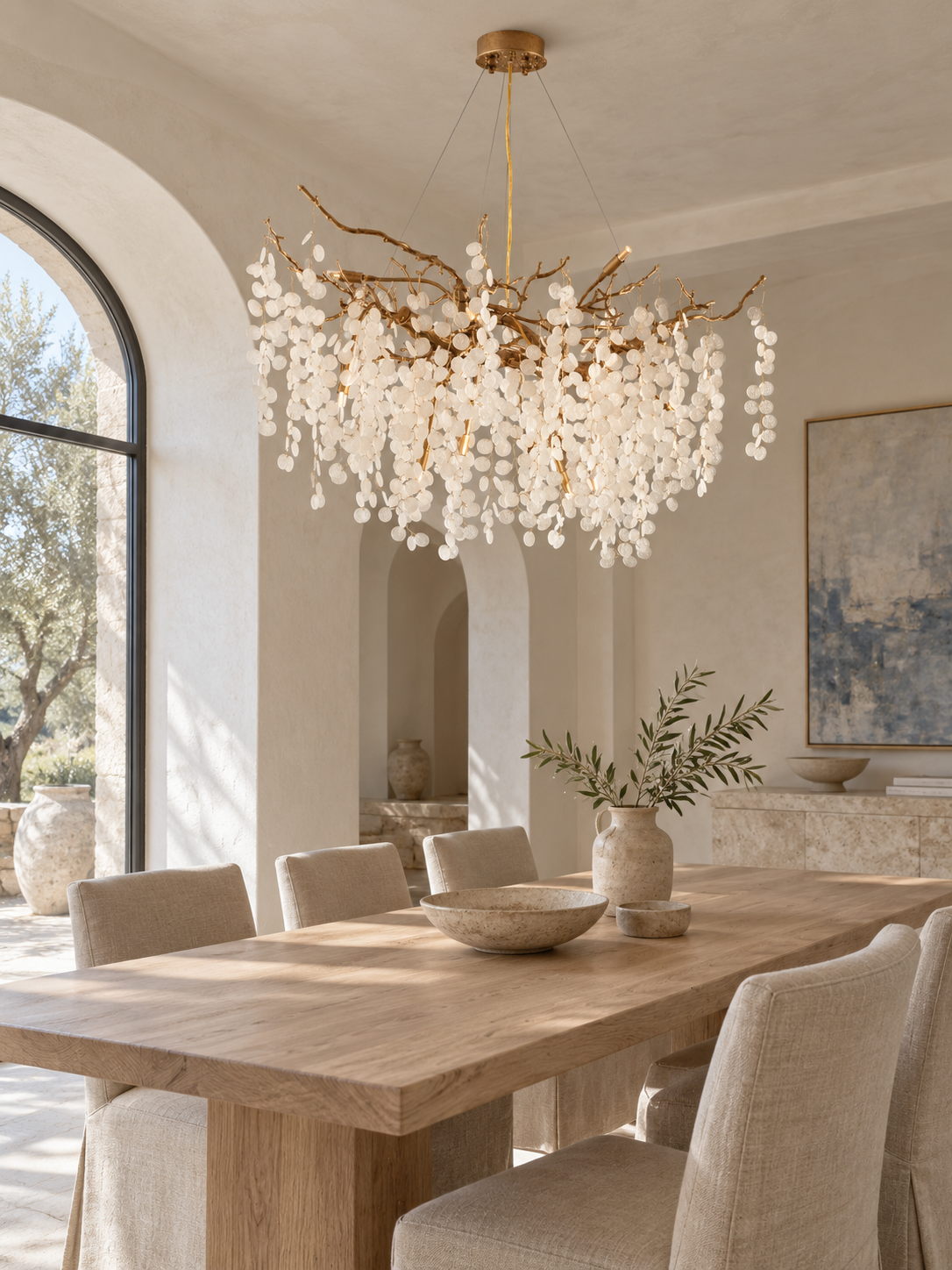 Greshmont Branch Waterfall Chandelier