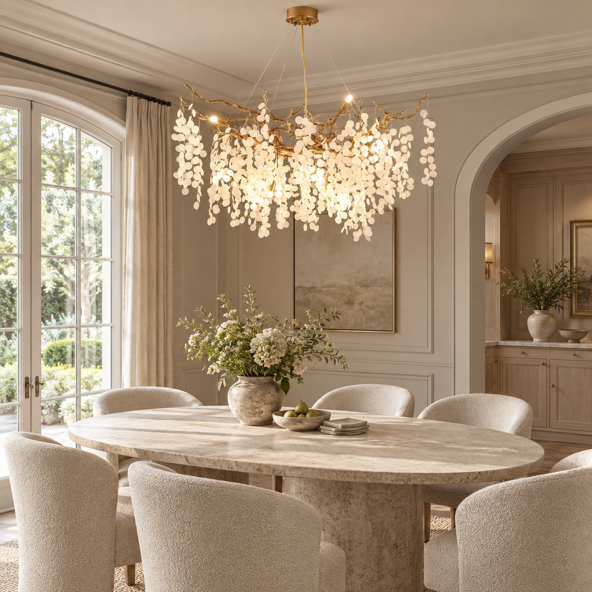 Greshmont Branch Waterfall Chandelier