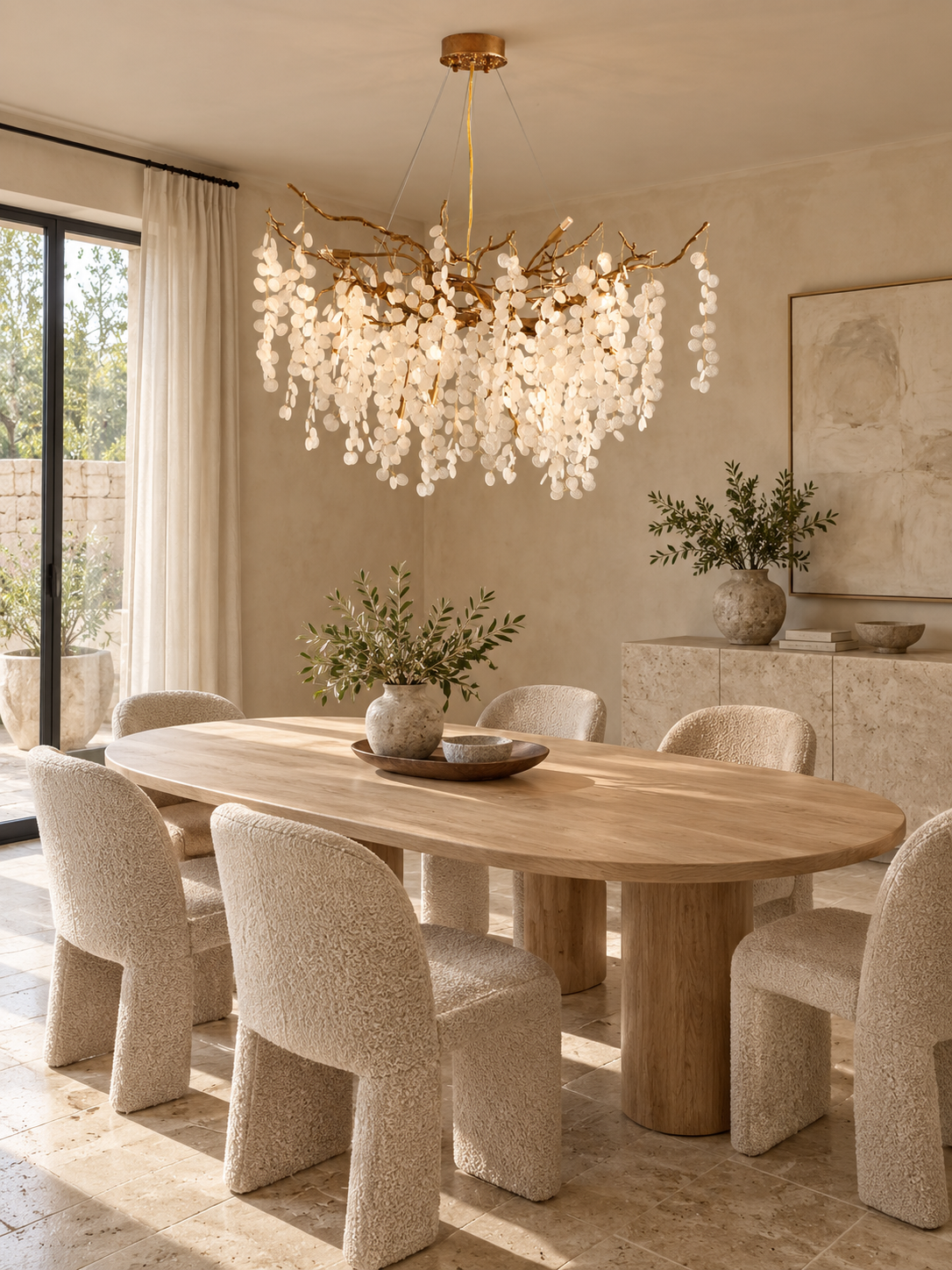 Greshmont Branch Waterfall Chandelier