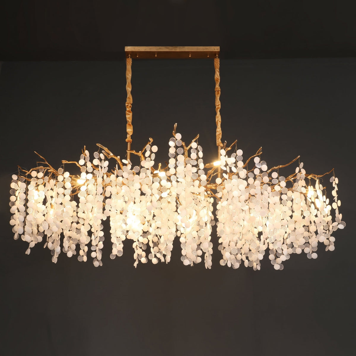 Haverford Branch Waterfall Long Chandelier