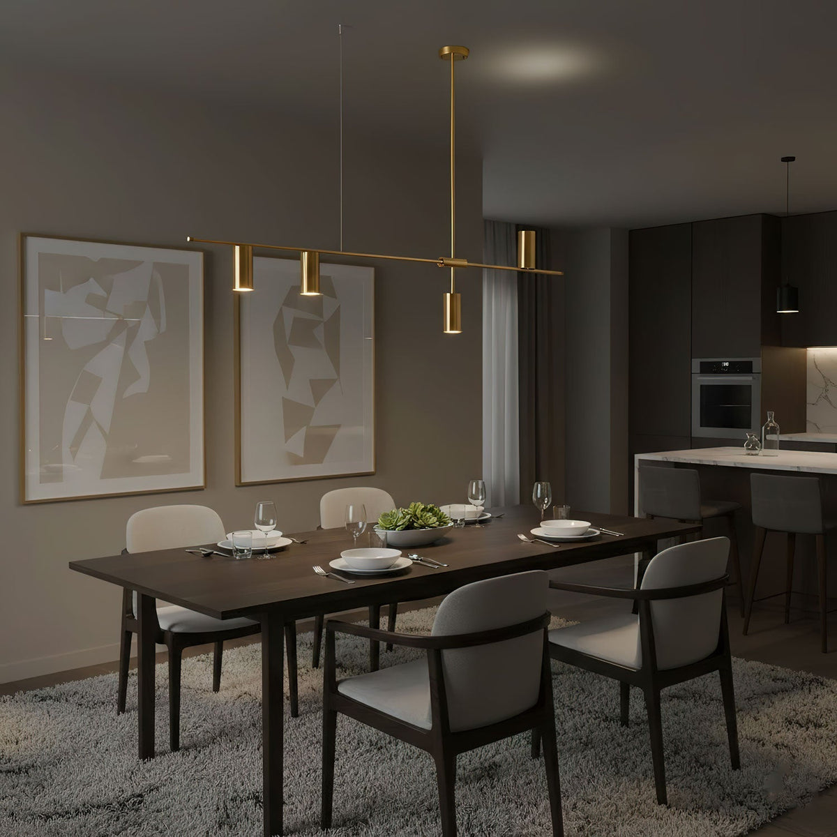 Quedox Linear Chandelier
