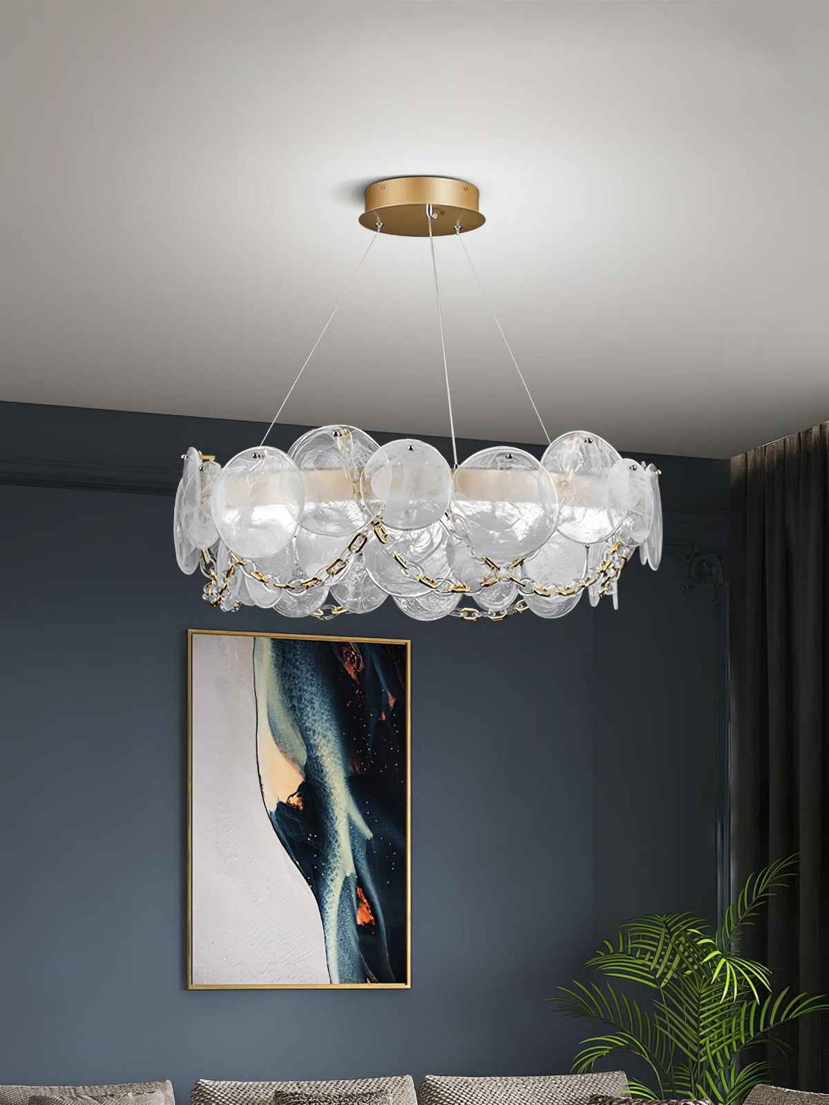 Celinaria Luxury Glass Chandelier