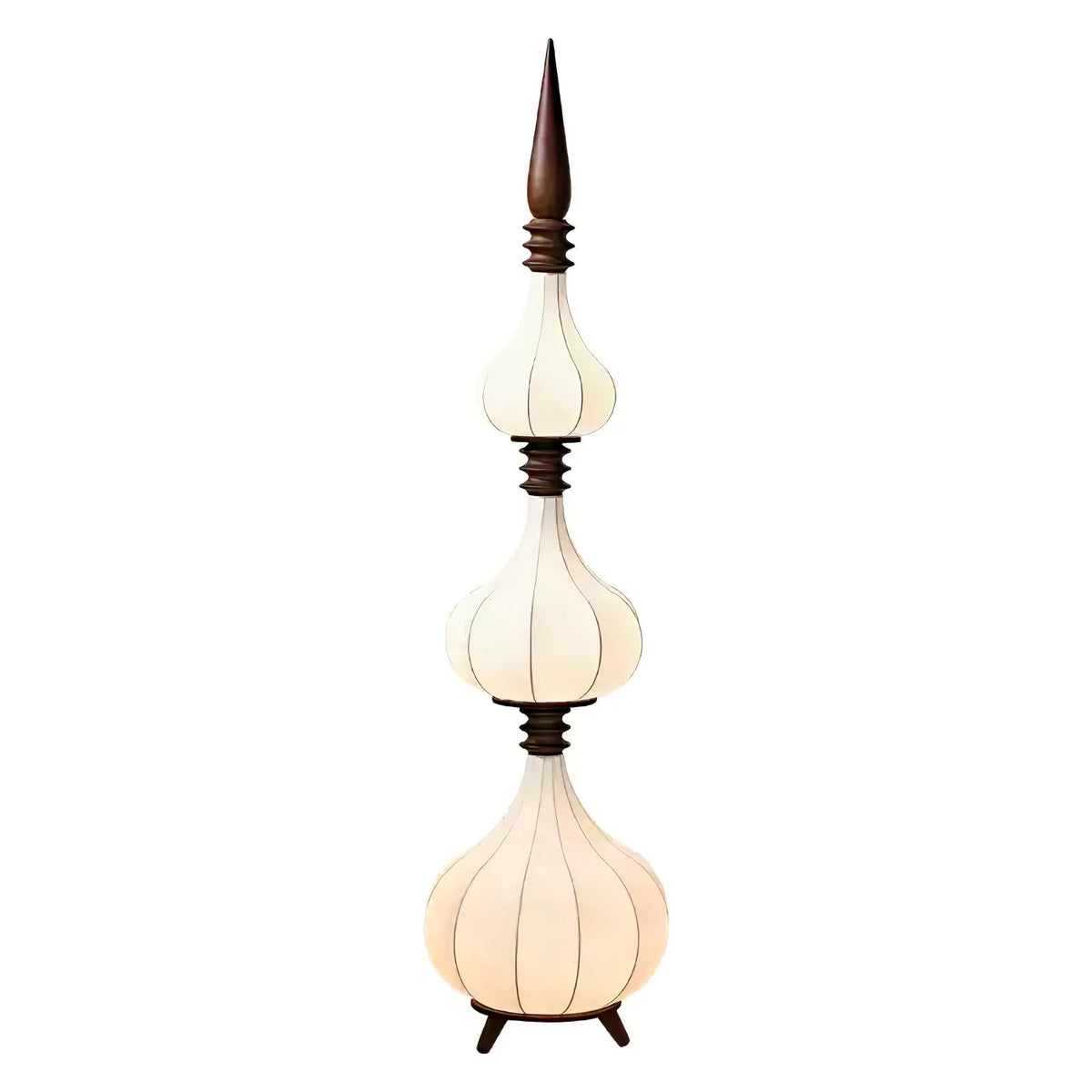 Cetalyra Tiered Gourd Floor Lamp