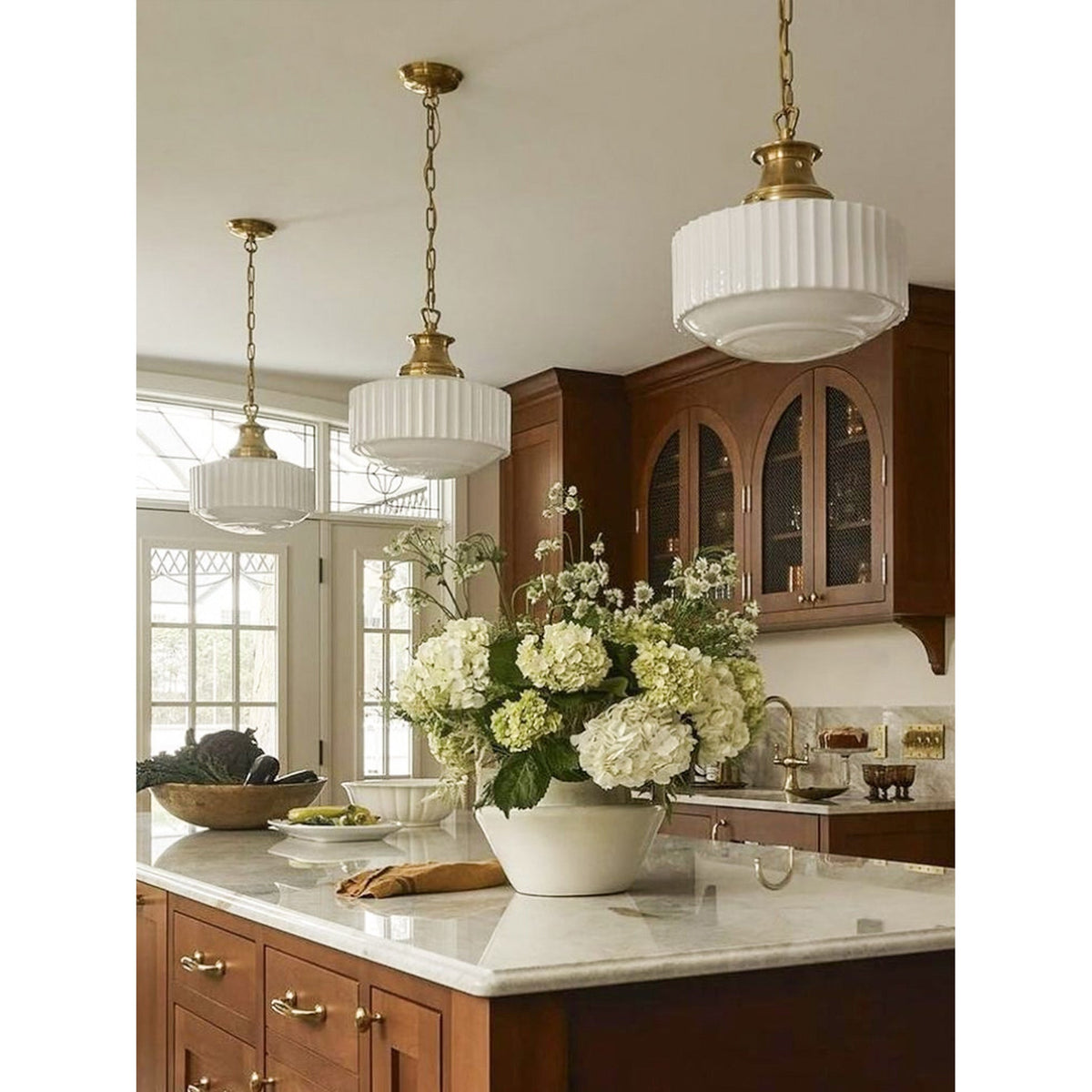 Rosedale Fluted Glass Pendant Light