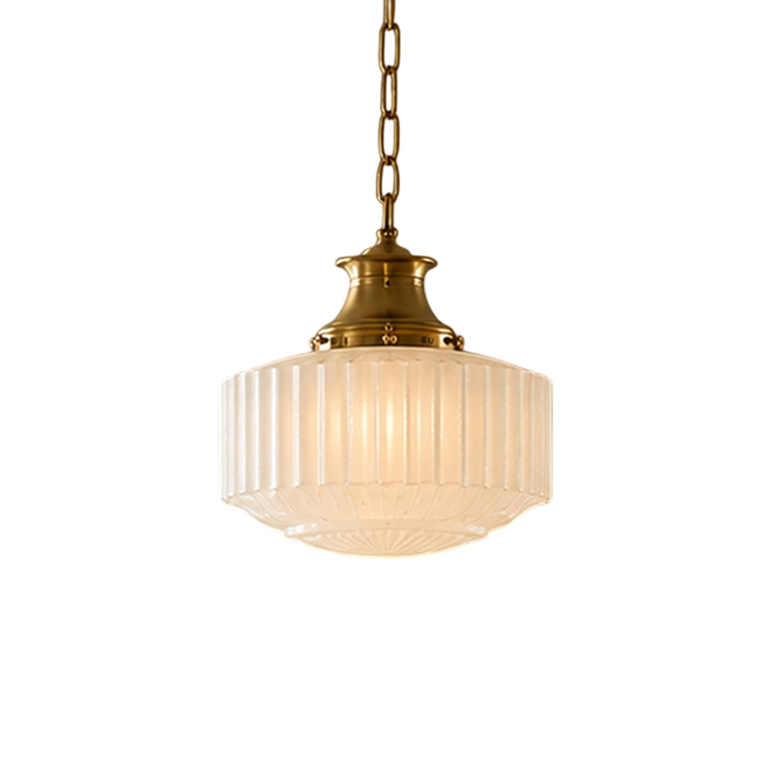 Rosedale Fluted Glass Pendant Light