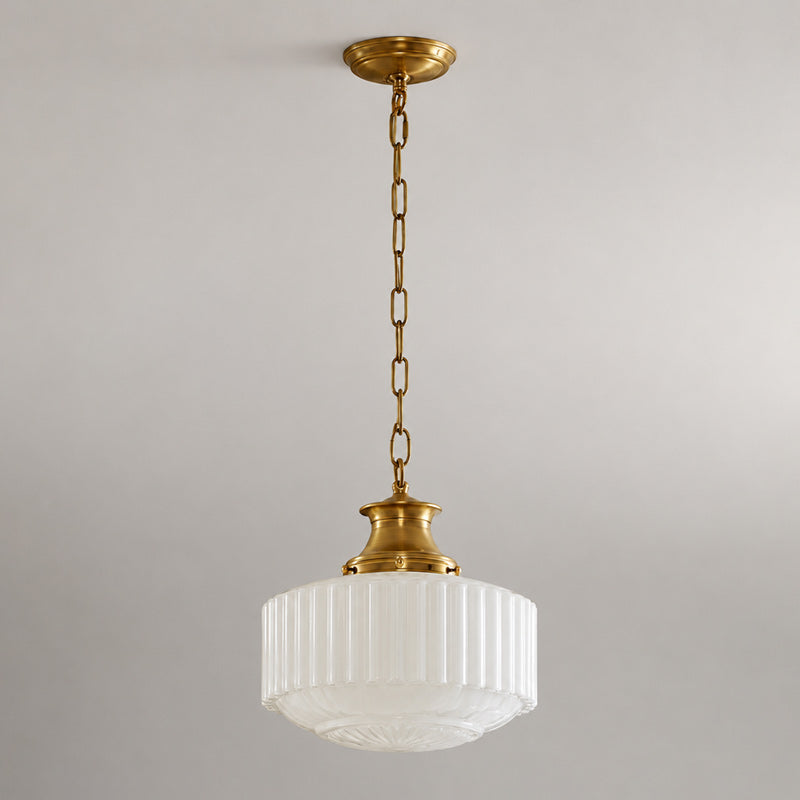 Rosedale Fluted Glass Pendant Light
