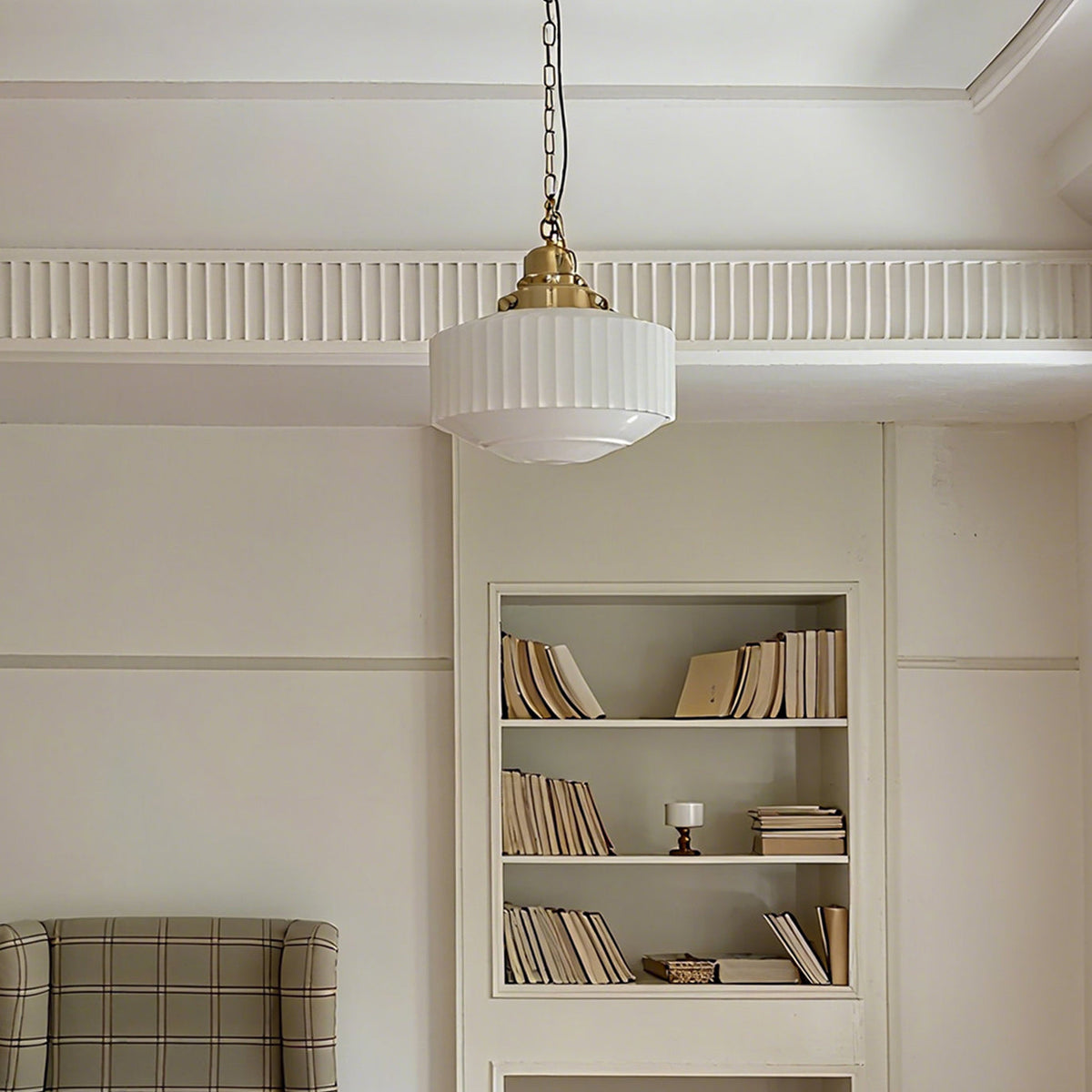 Rosedale Fluted Glass Pendant Light