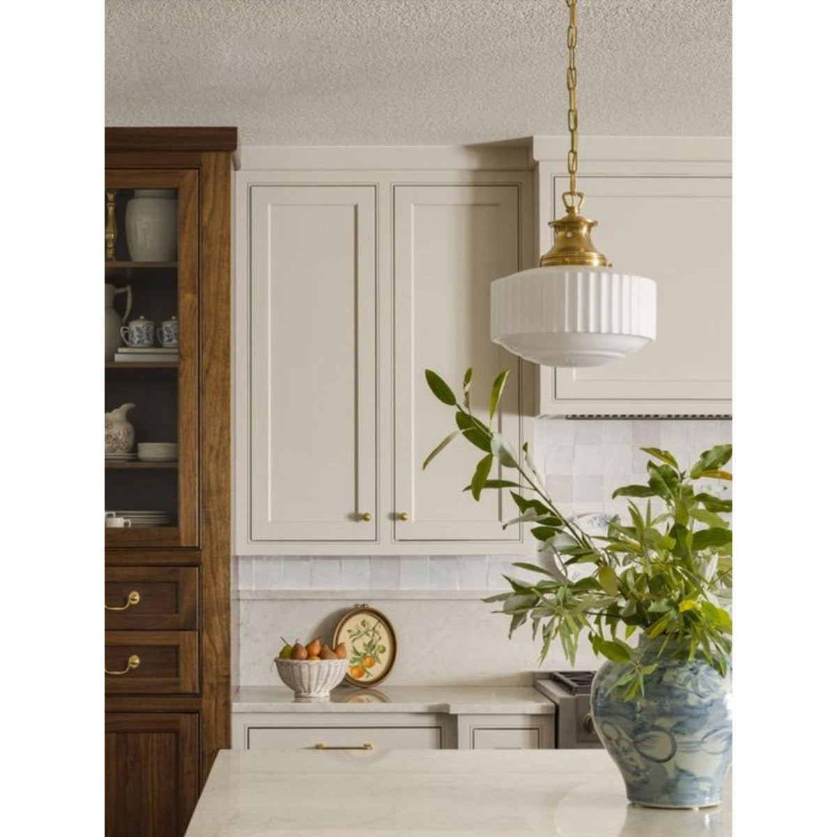 Rosedale Fluted Glass Pendant Light