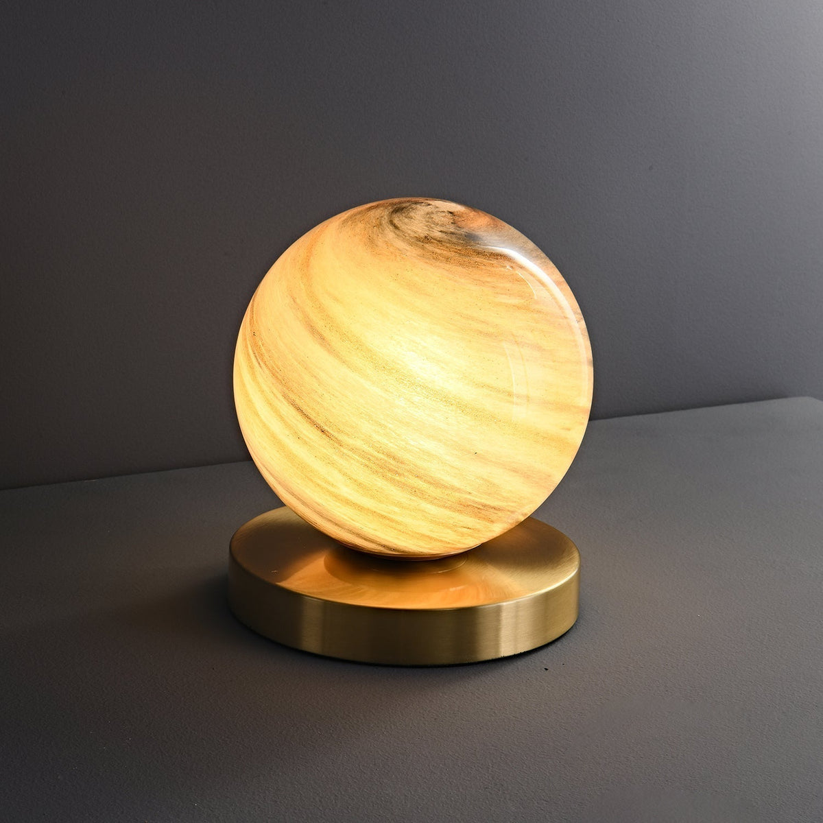 Casuelle Contemporary Brass Table Lamp