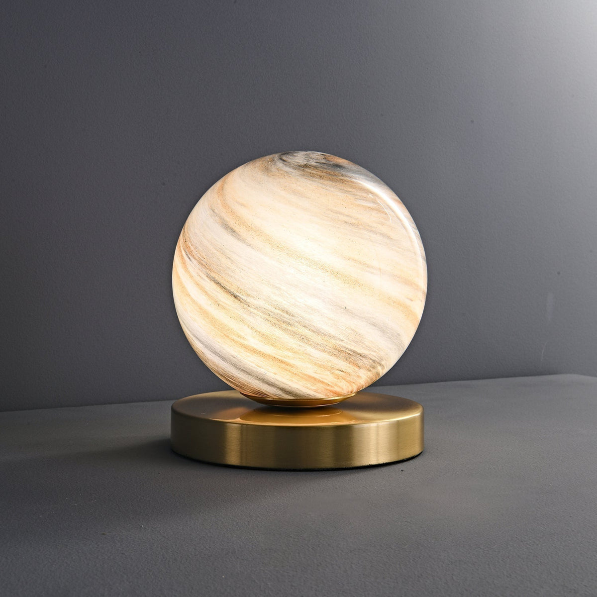 Casuelle Contemporary Brass Table Lamp