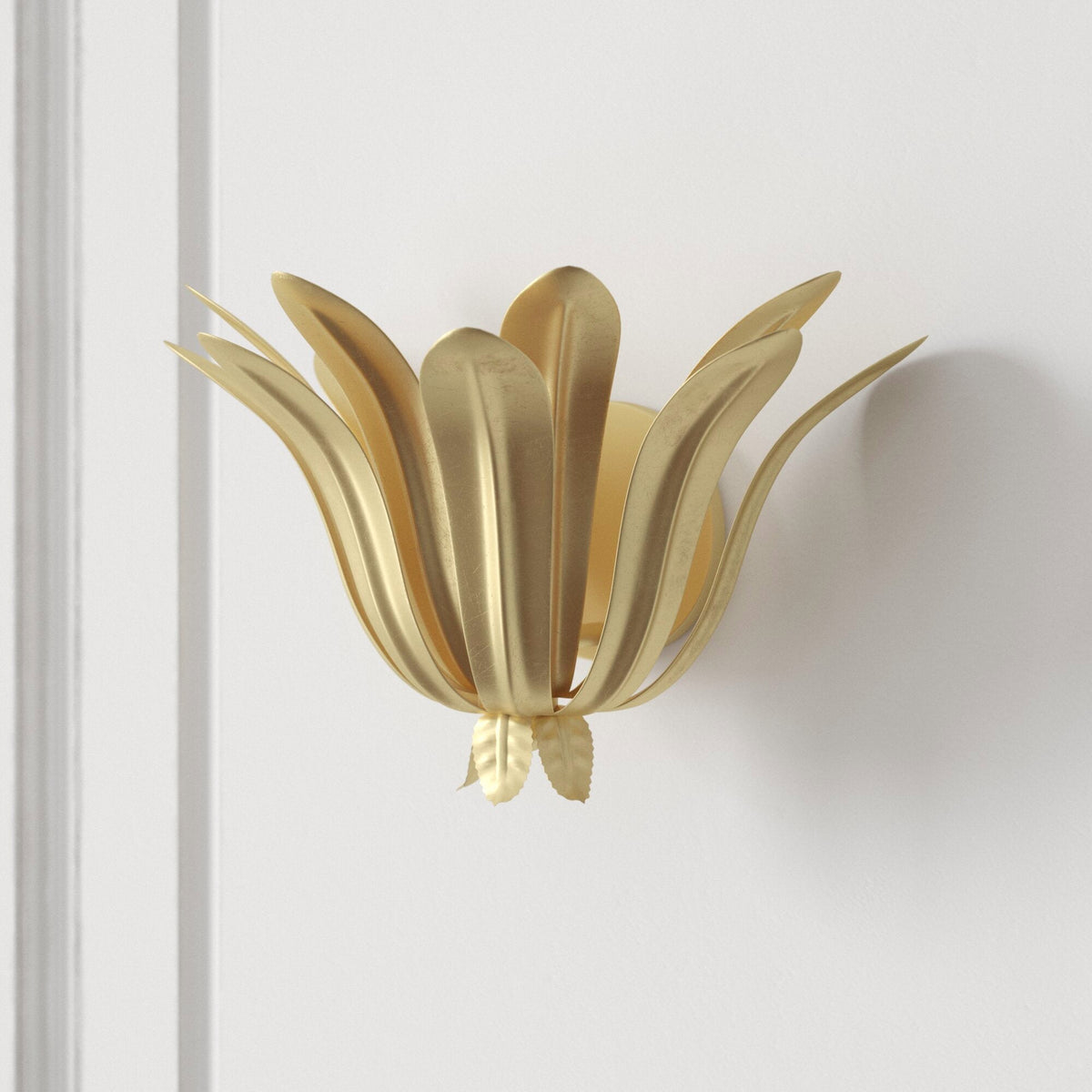 Solivette Brass Wall Lamp